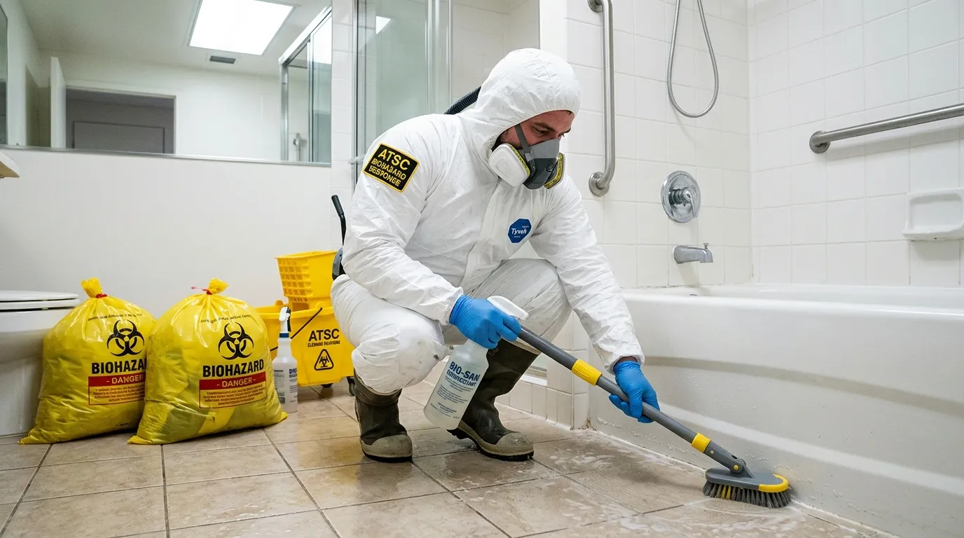 Decontamination equipment deployed for Blood Cleanup in Farragut